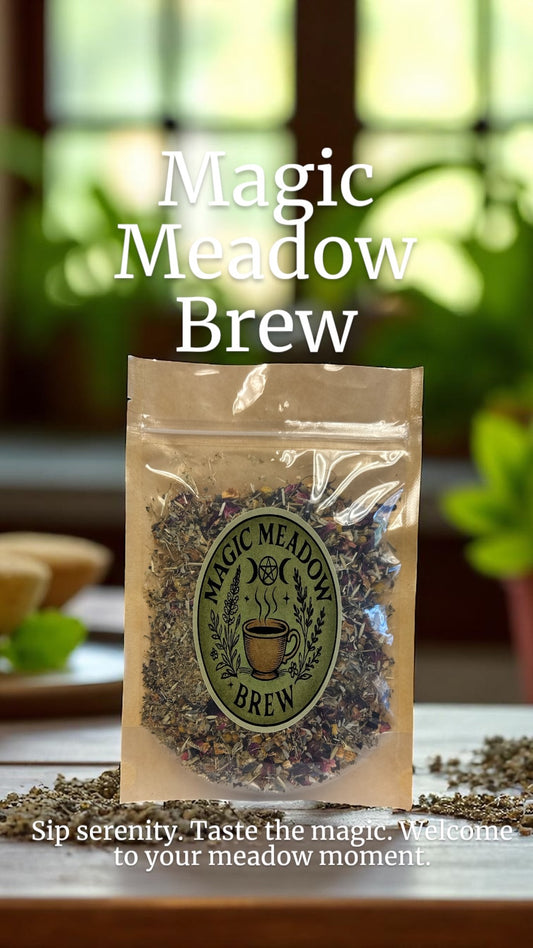 Meadow Magic Mix – Herbal Loose Leaf Tea | Calming Floral Blend with Chamomile, Lavender & Lemon Balm | Caffeine-Free Relaxation Tea