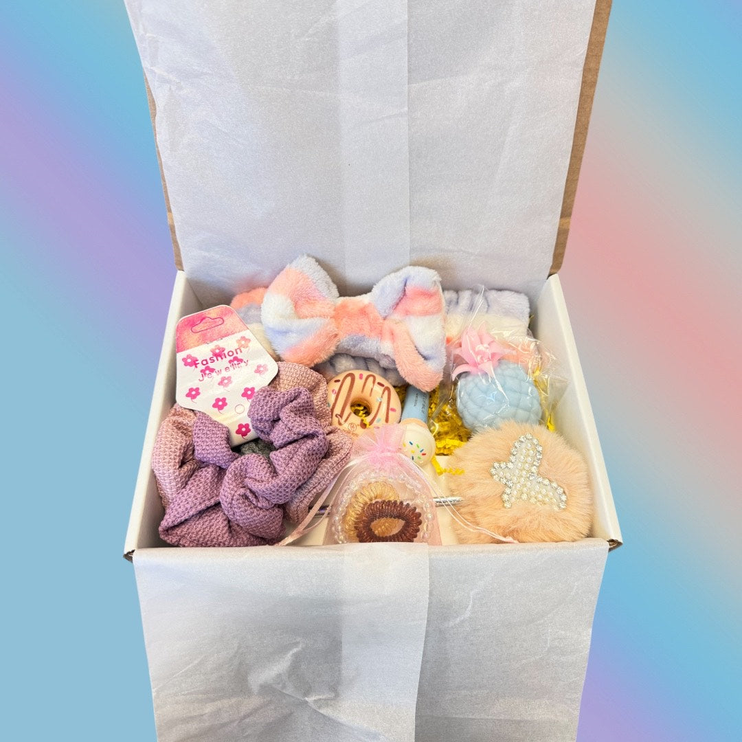 🎀 Pastel Teen Aesthetic Gift Box for Girls – Cute & Fun Accessories Set 🎀